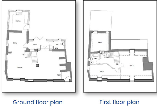 Lot: 58 - COTTAGE RENOVATION PROJECT WITH PLANNING IN VILLAGE LOCATION - 